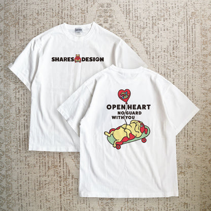 【期間限定！4/19まで販売中】 〈OPEN HEART♡〉T-SHIRTS/ 半袖Tシャツ