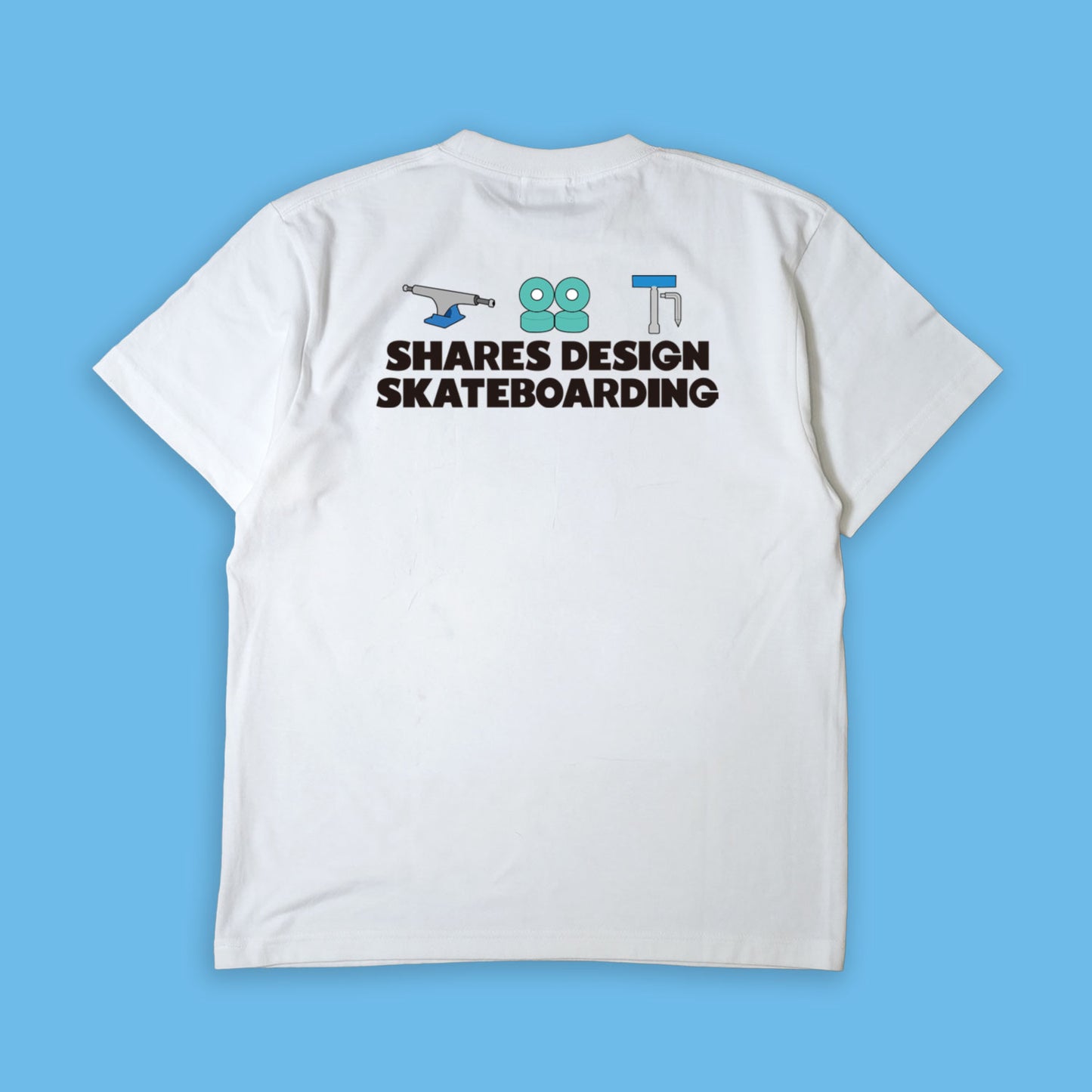 【期間限定！ 8/31 まで販売中】 SHARESDESIGN SKATEBOARDING Liberty dog city T-SHIRT / 半袖 T シャツ