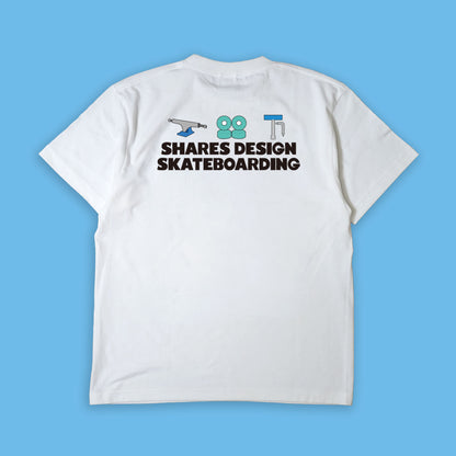 【期間限定！ 8/31 まで販売中】 SHARESDESIGN SKATEBOARDING Liberty dog city T-SHIRT / 半袖 T シャツ
