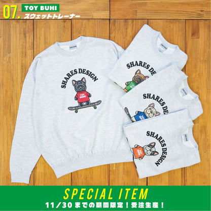 【期間限定！12月中旬お届け】TOY BUHI / クルーネックスウェット