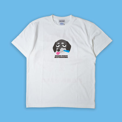 【期間限定！ 8/31 まで販売中】 SHARESDESIGN SKATEBOARDING Liberty dog city T-SHIRT / 半袖 T シャツ