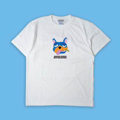 【期間限定！ 8/31 まで販売中】 SHARESDESIGN SKATEBOARDING Liberty dog city T-SHIRT / 半袖 T シャツ