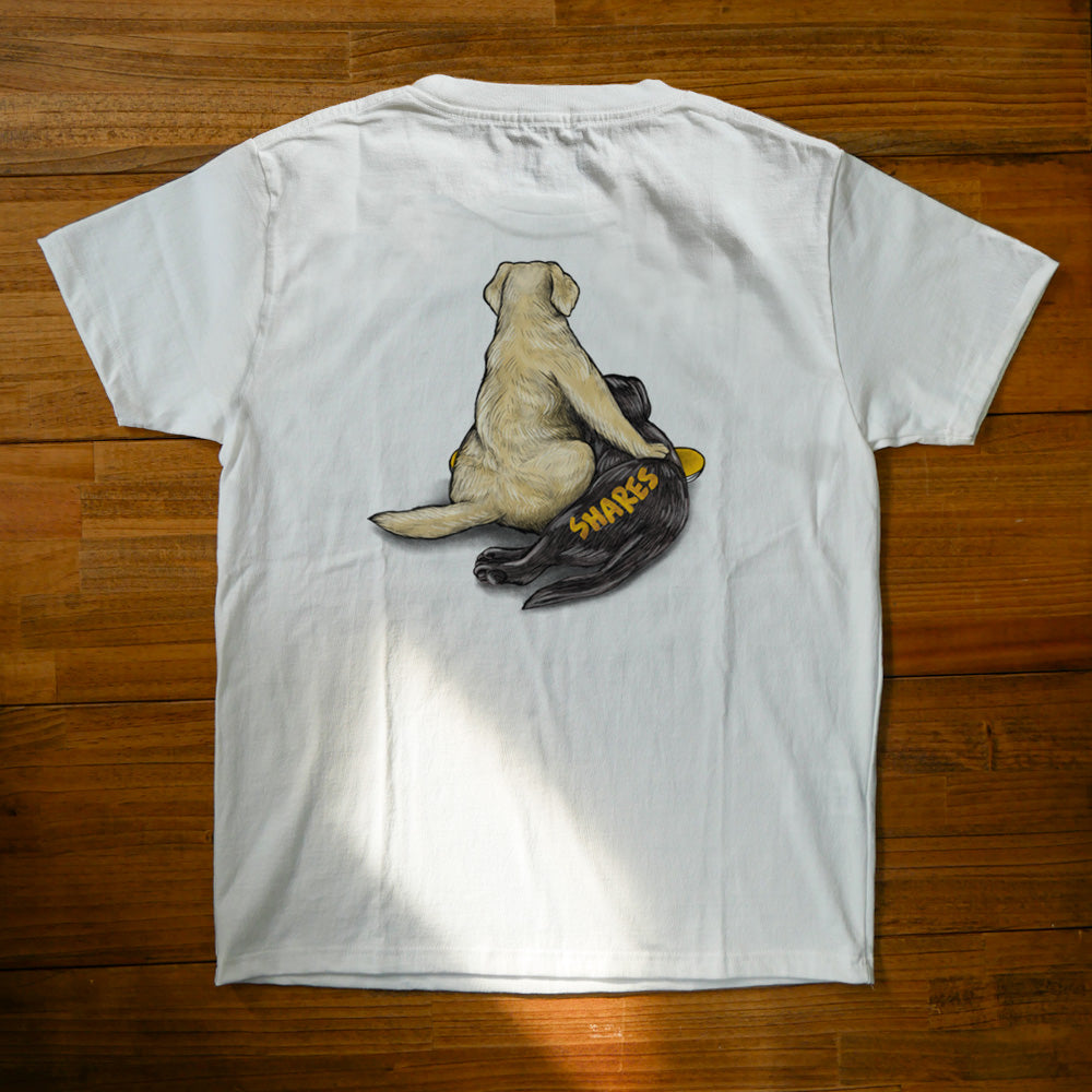 80s VINTAGE Golden Retriever＆Labrador Retriever Tee