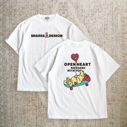 【期間限定！4/19まで販売中】 〈OPEN HEART♡〉T-SHIRTS/ 半袖Tシャツ