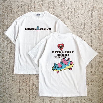 【期間限定！4/19まで販売中】 〈OPEN HEART♡〉T-SHIRTS/ 半袖Tシャツ