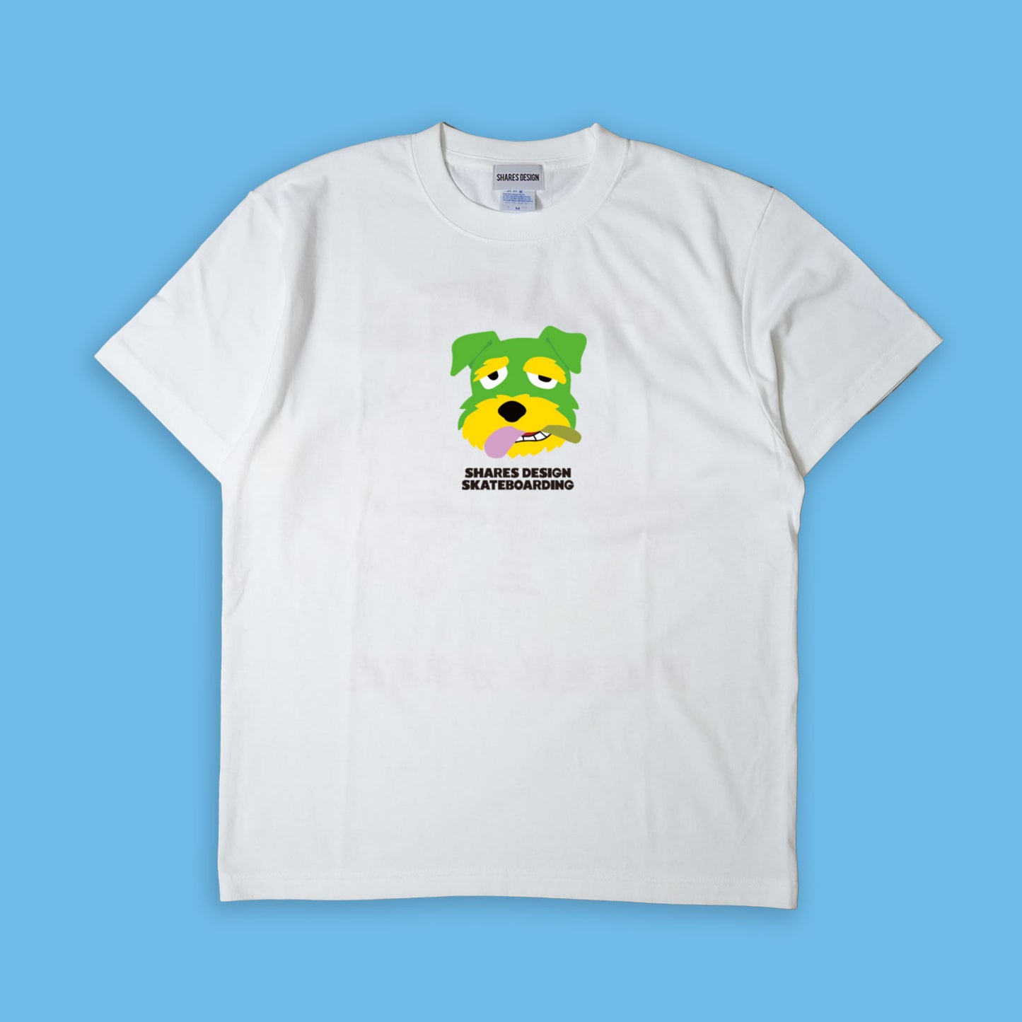 【期間限定！ 8/31 まで販売中】 SHARESDESIGN SKATEBOARDING Liberty dog city T-SHIRT / 半袖 T シャツ