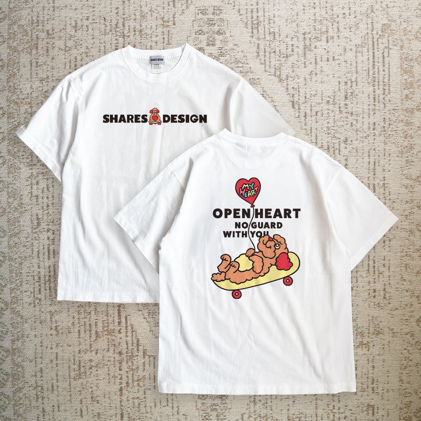 【期間限定！4/19まで販売中】 〈OPEN HEART♡〉T-SHIRTS/ 半袖Tシャツ