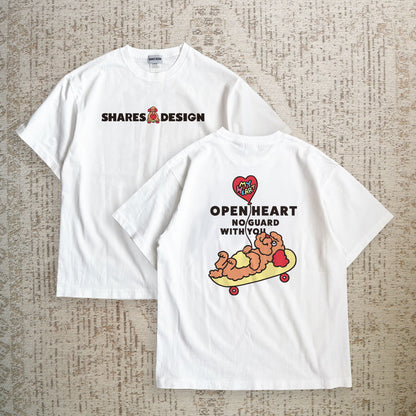 【期間限定！4/19まで販売中】 〈OPEN HEART♡〉T-SHIRTS/ 半袖Tシャツ