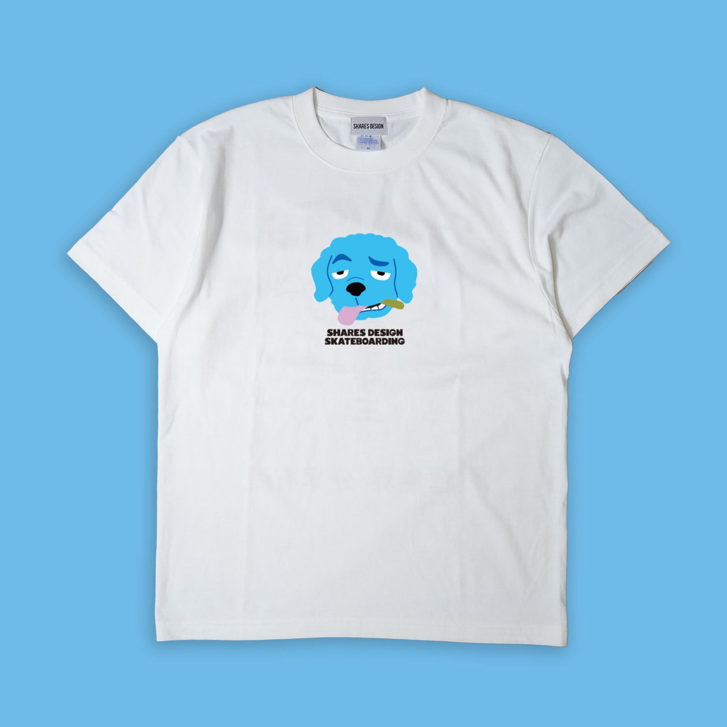 【期間限定！ 8/31 まで販売中】 SHARESDESIGN SKATEBOARDING Liberty dog city T-SHIRT / 半袖 T シャツ