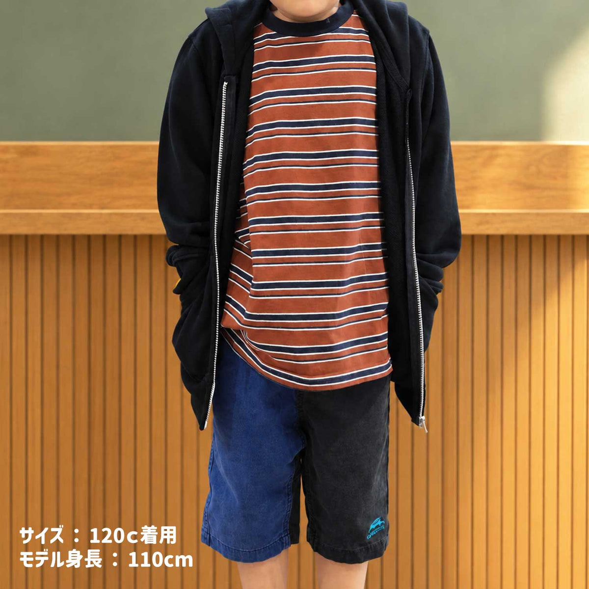 【期間限定！ 10/25 まで販売中】 〈COLOR-DOG〉 キッズZIPパーカー