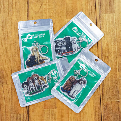 【数量限定！】80s VINTAGE DOG キーホルダー/全4犬種（送料無料）