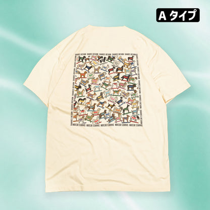 SHARES ALL OVER COOL DRY TEE / 総柄 - 接触冷感 Tシャツ