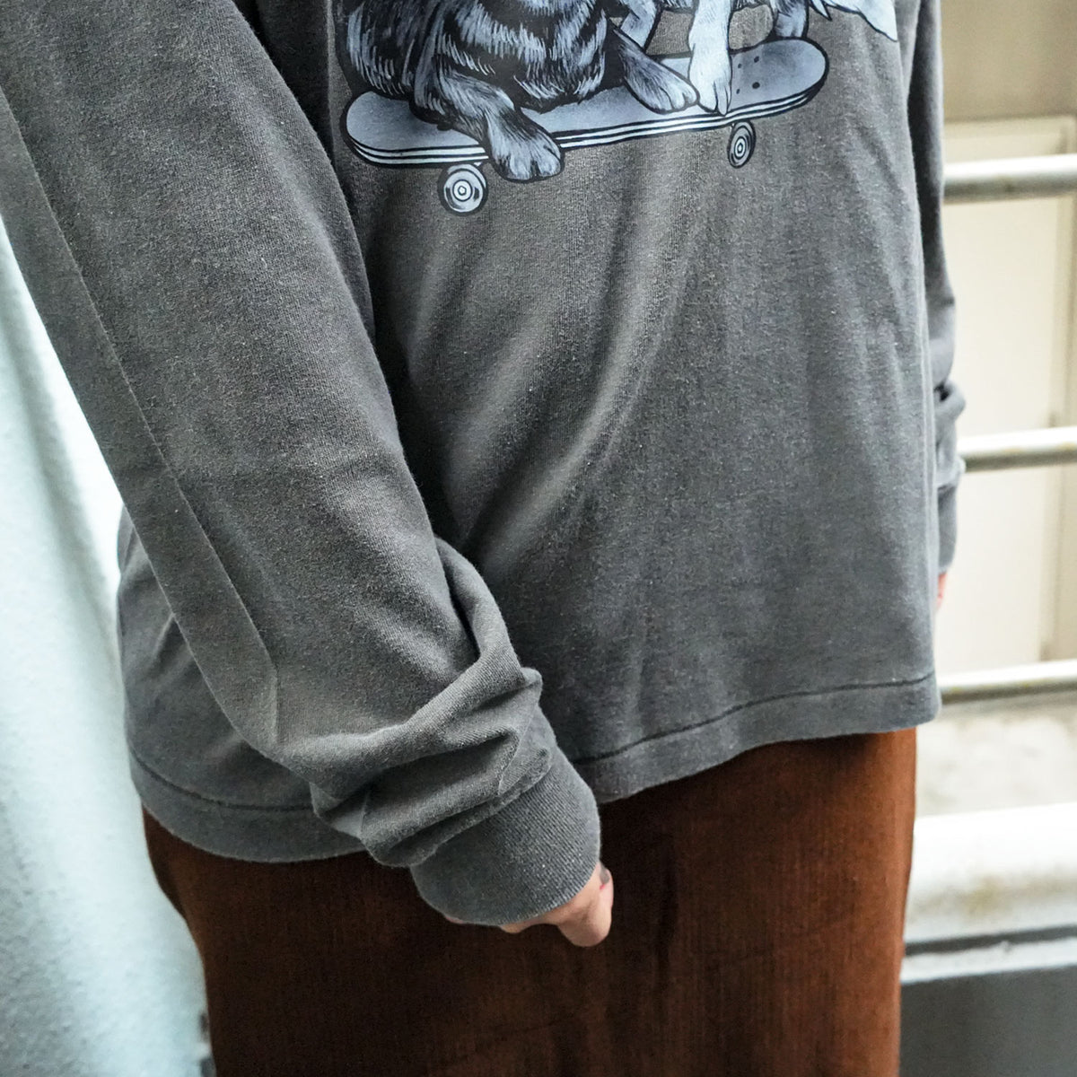 80s VINTAGE DOG  / 長袖Tシャツ【数量限定キーホルダー付き】