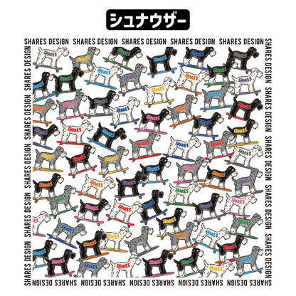 【全4犬種】ALL OVER COOL DRY TEE / 総柄 - 接触冷感 Tシャツ
