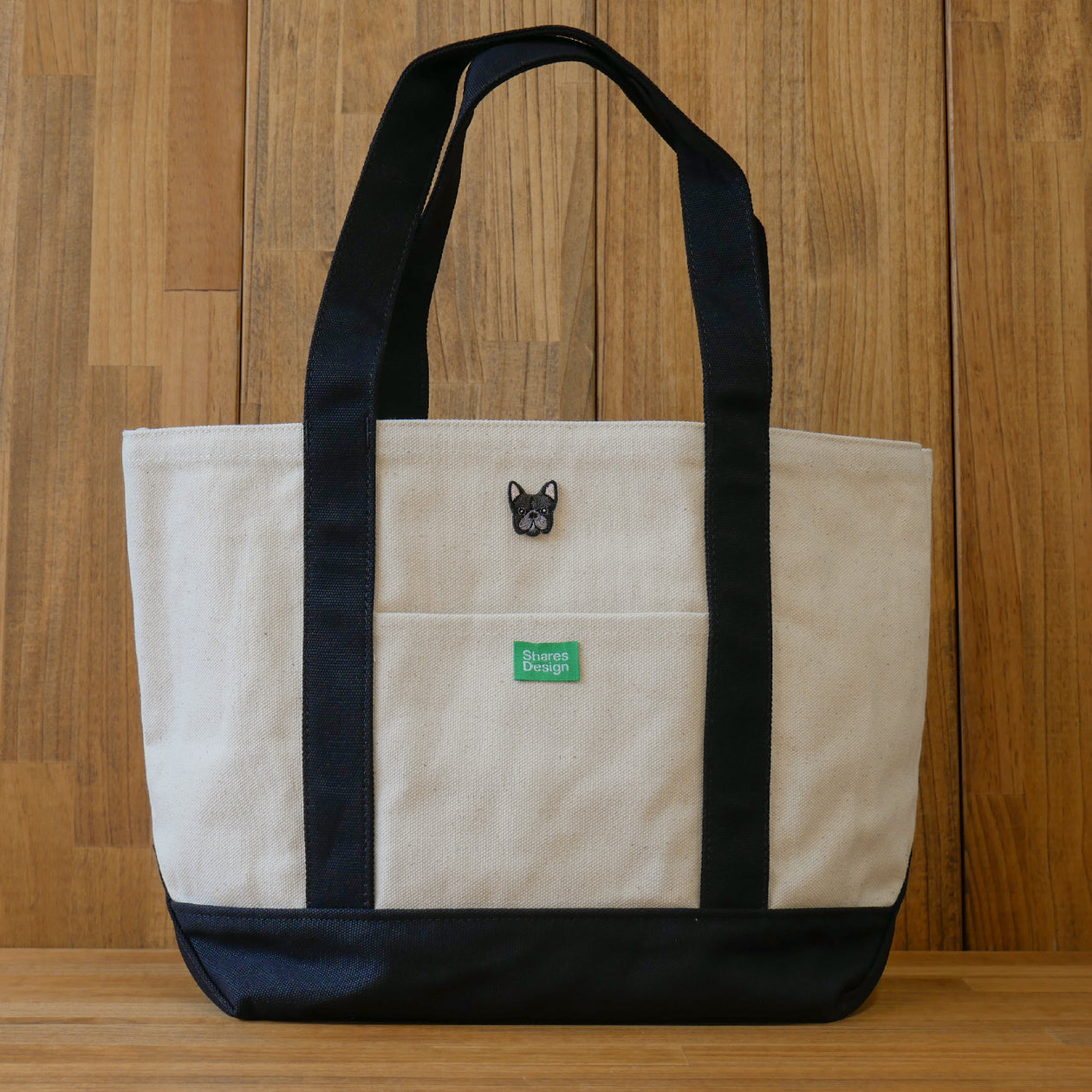 FB FACE 1P EMB HOLIDAY MIDDLE TOTE BAG【バイカラー】