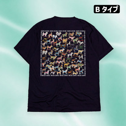 SHARES ALL OVER COOL DRY TEE / 総柄 - 接触冷感 Tシャツ