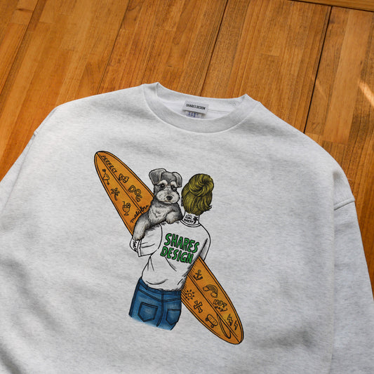MALIBU GIRL BIG CREW SWEAT / ビッグスウェット