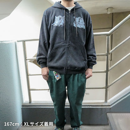 80s VINTAGE DOG  / ZIPパーカー【数量限定キーホルダー付き】