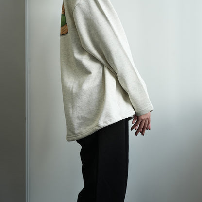 【期間限定！12月中旬お届け】4BUHI CAFE /裾ドローコード付きスウェット