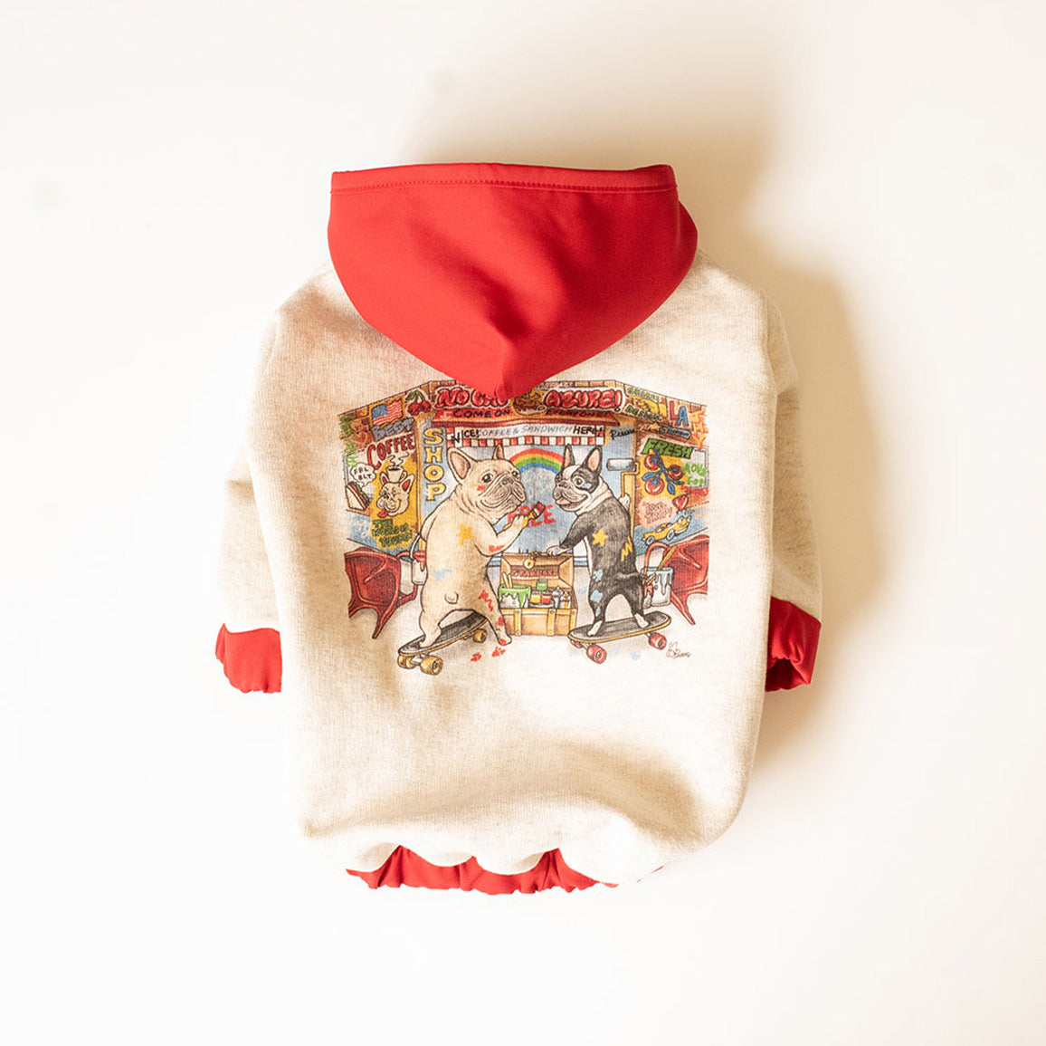 【1週間限定予約！12/17まで！】STAR★BOXx × RUUU. by SHARES DESIGN “BOUNDLESS”  GRAFFITI OUTER/ 犬服 ライトアウター（12/22~発送）