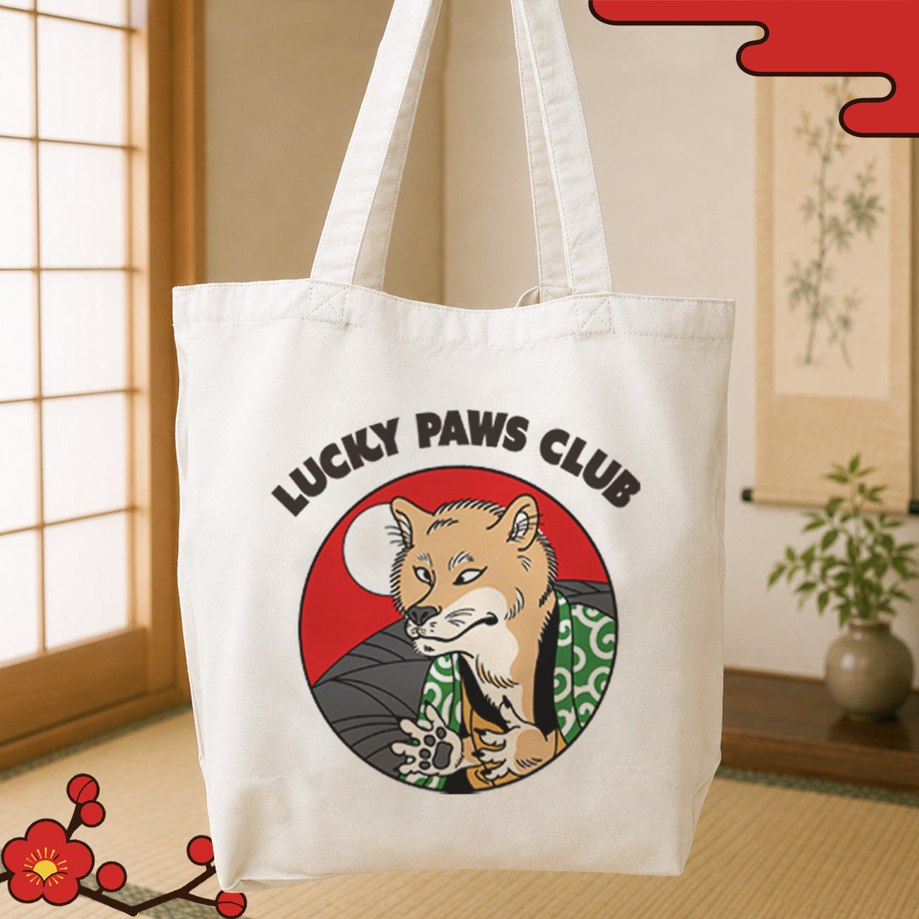【6/22まで期間限定！】LUCKY PAWS - TOTE / トートバッグ
