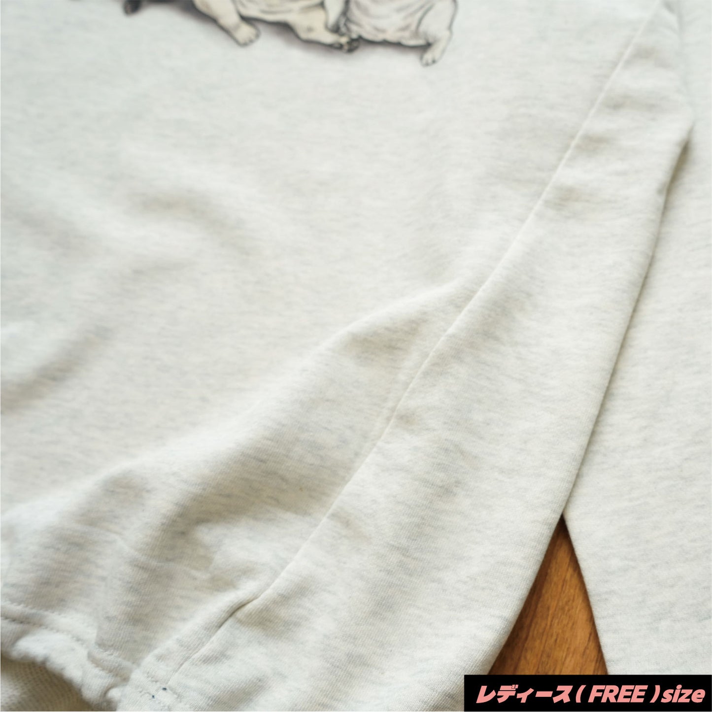 【期間限定！12月中旬お届け】4BUHI CAFE /裾ドローコード付きスウェット