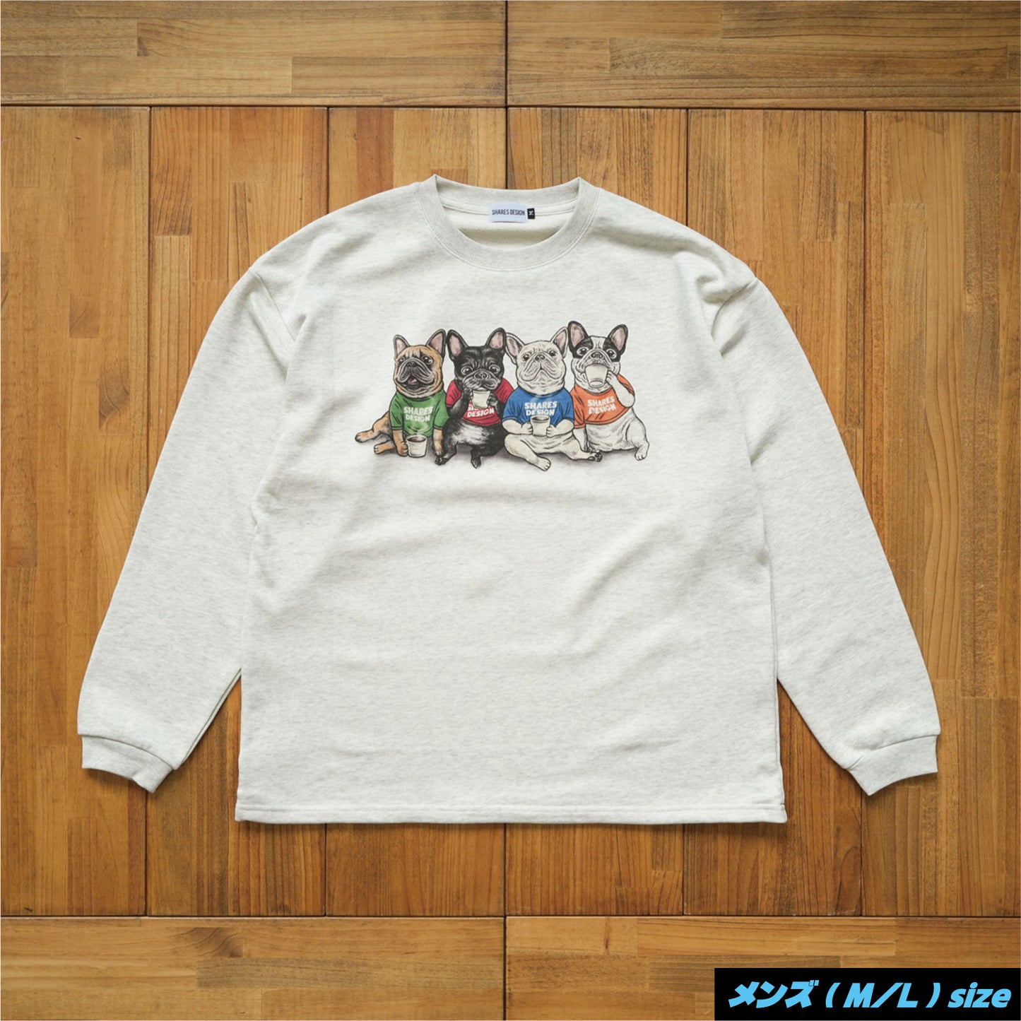 【期間限定！12月中旬お届け】4BUHI CAFE /裾ドローコード付きスウェット