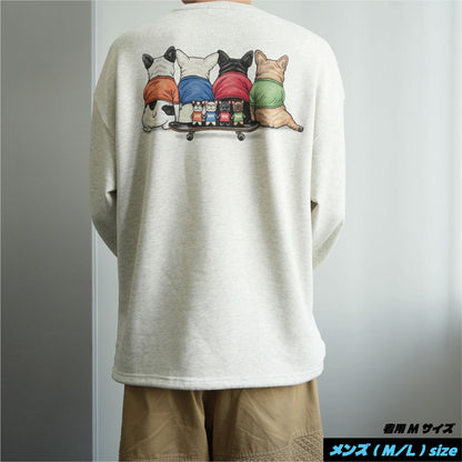 【期間限定！12月中旬お届け】4BUHI CAFE /裾ドローコード付きスウェット