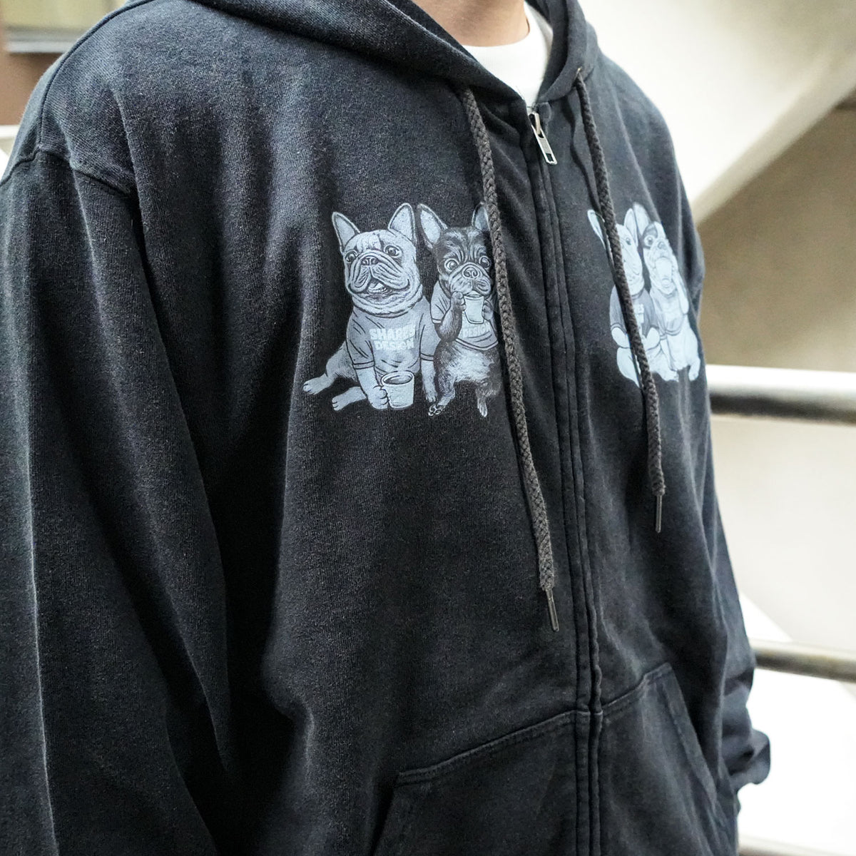 80s VINTAGE DOG  / ZIPパーカー【数量限定キーホルダー付き】