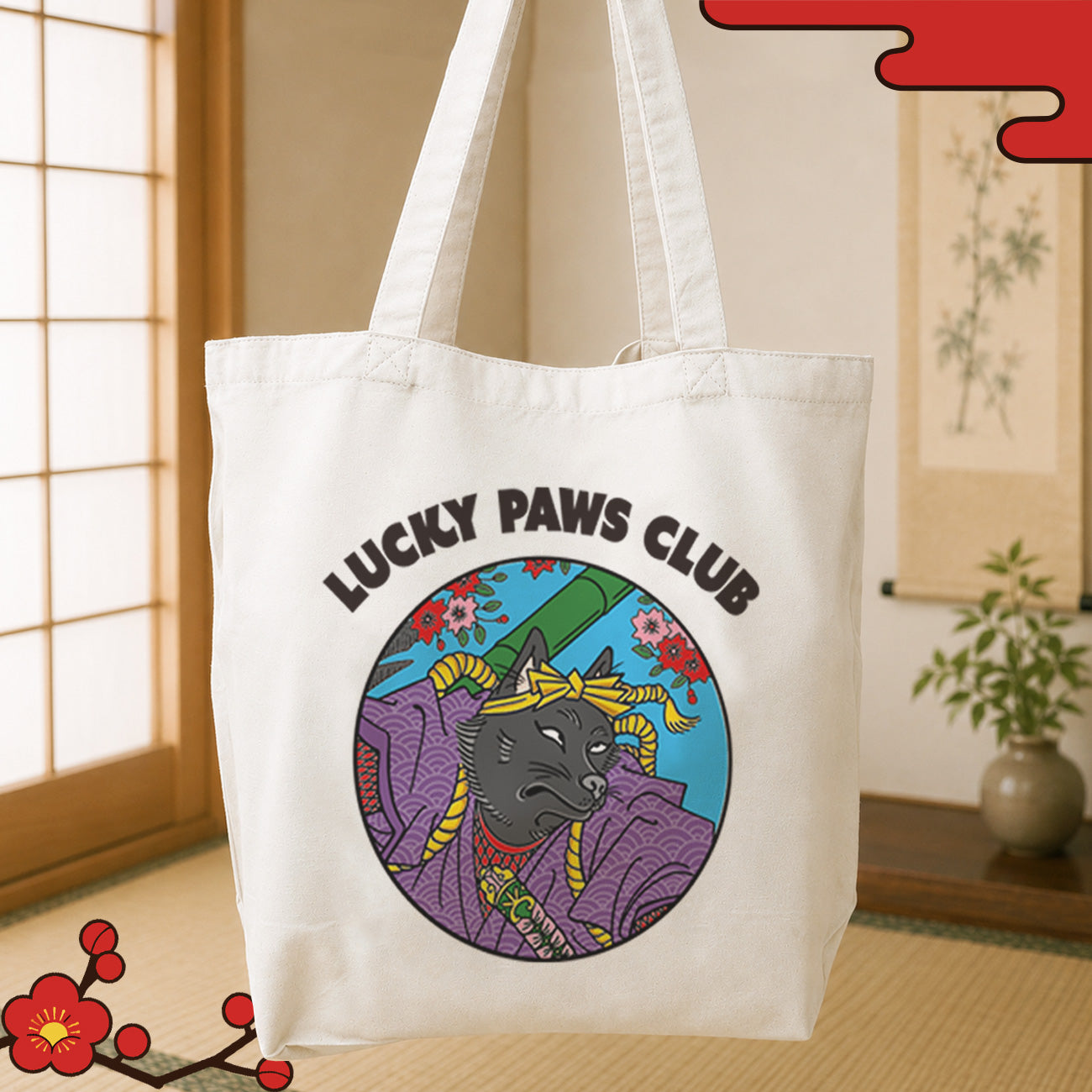 【6/22まで期間限定！】LUCKY PAWS - TOTE / トートバッグ