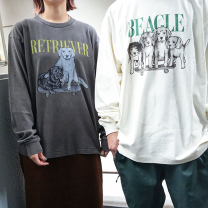 80s VINTAGE DOG  / 長袖Tシャツ【数量限定キーホルダー付き】