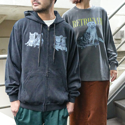 80s VINTAGE DOG  / ZIPパーカー【数量限定キーホルダー付き】