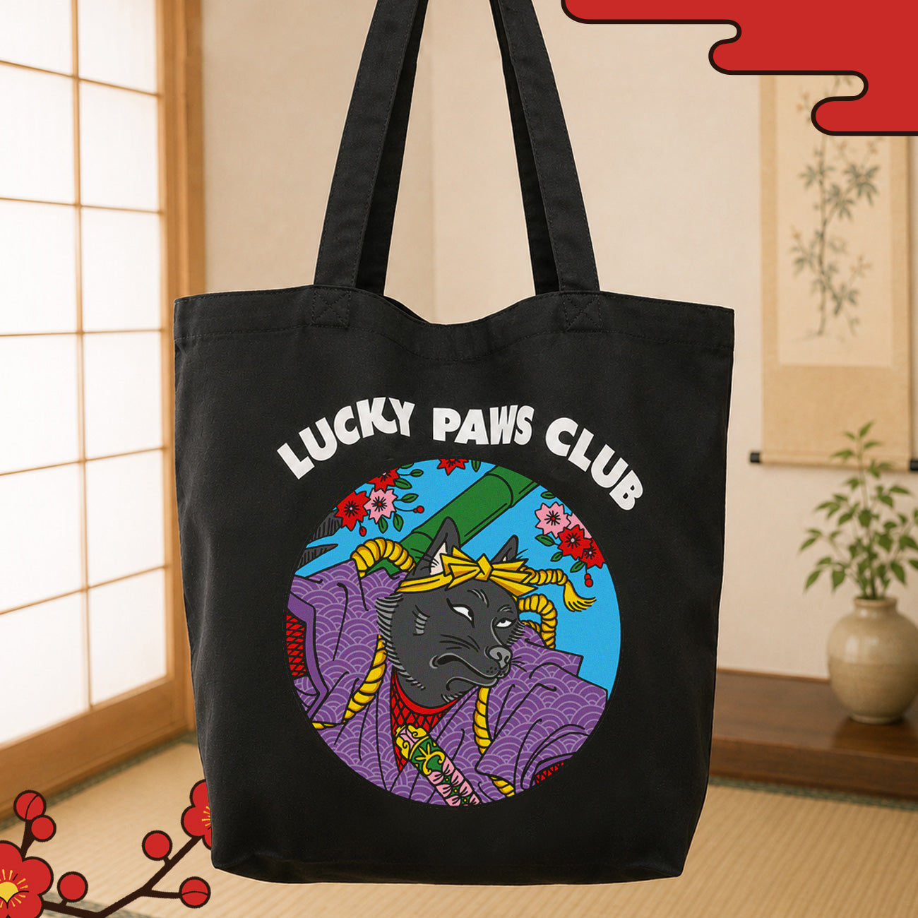 【6/22まで期間限定！】LUCKY PAWS - TOTE / トートバッグ