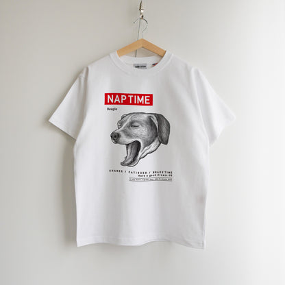 NAP TIME Beagle TEE／Tシャツ