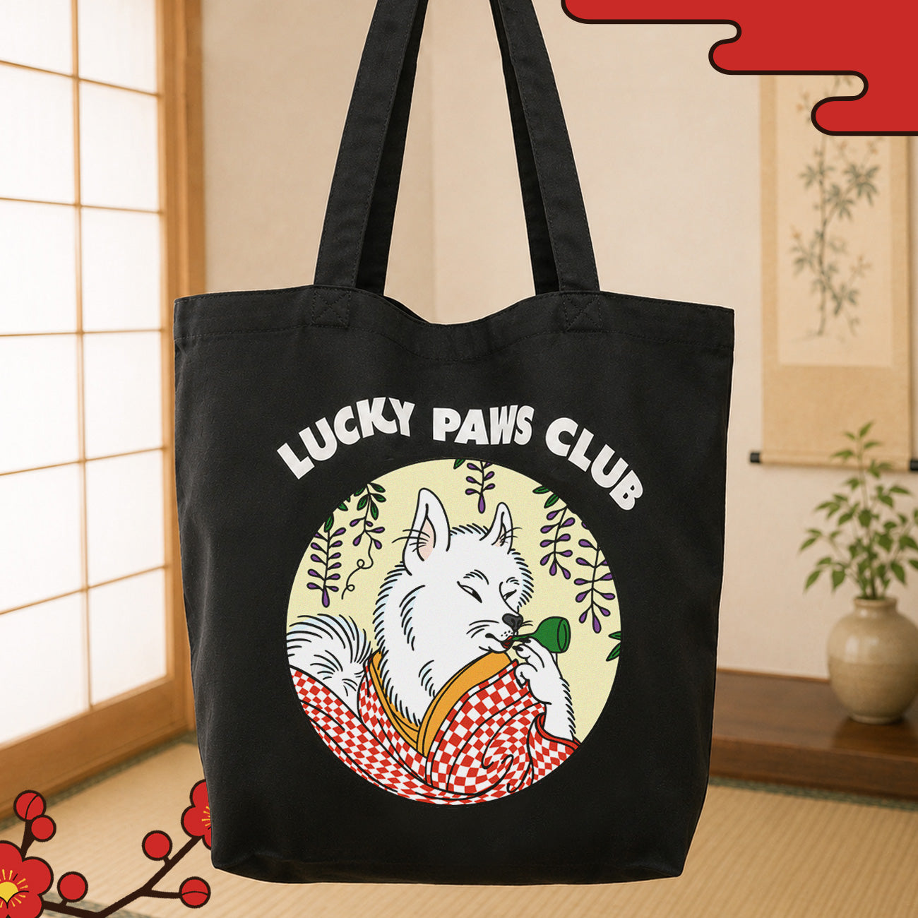 【6/22まで期間限定！】LUCKY PAWS - TOTE / トートバッグ