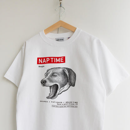 NAP TIME Beagle TEE／Tシャツ