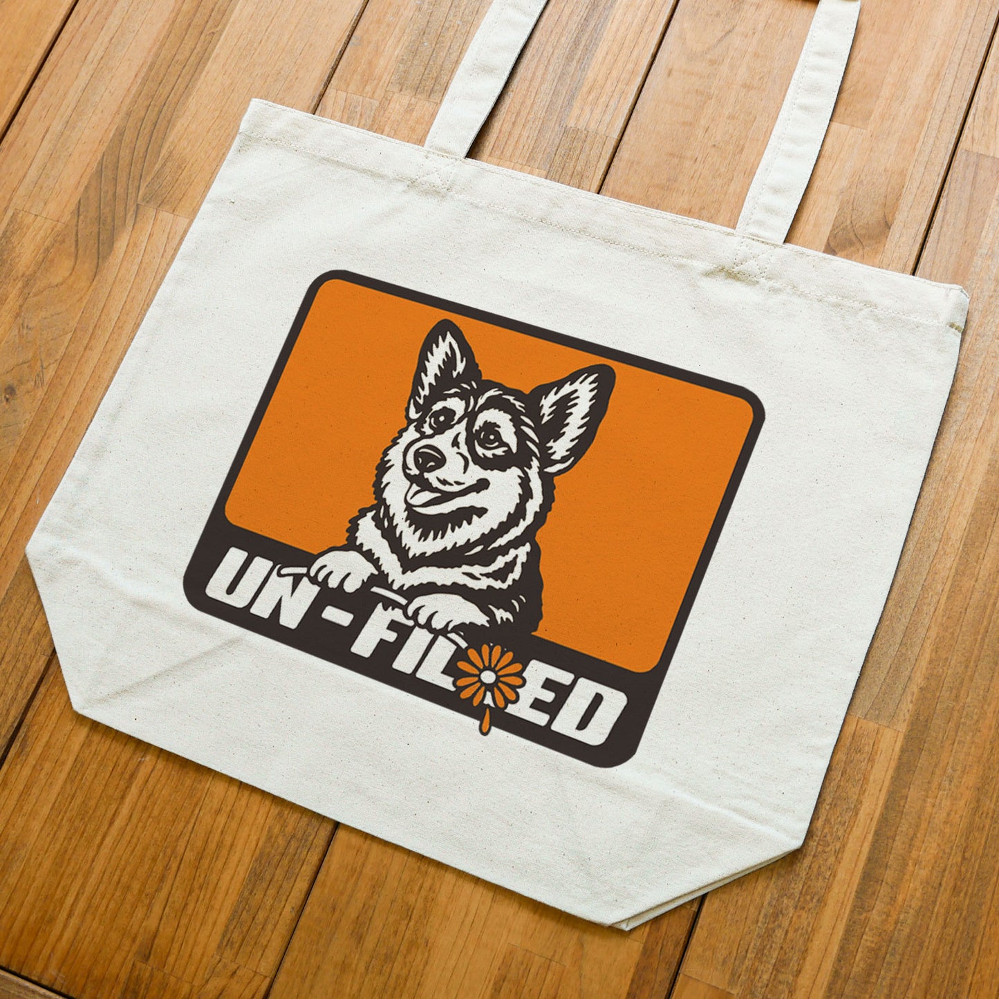 GERBERA DOG BOX LOGO TOTE BAG