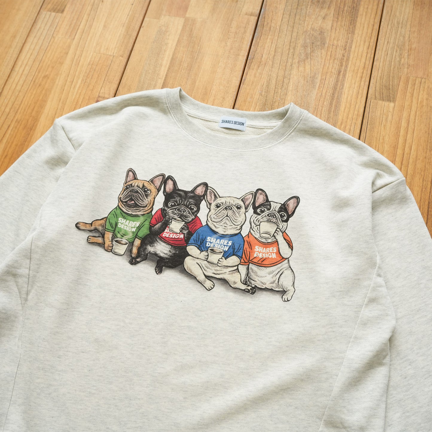 【期間限定！12月中旬お届け】4BUHI CAFE /裾ドローコード付きスウェット