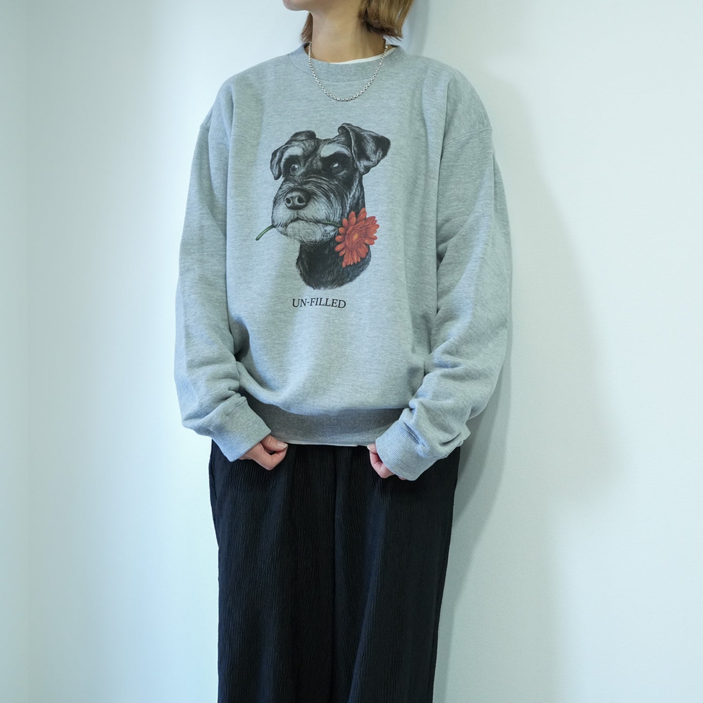 VINTAGE GERBERA DOG CN SWEAT