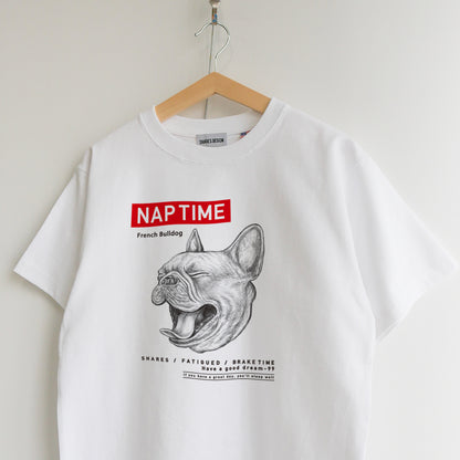 NAP TIME French Bulldog TEE／Tシャツ