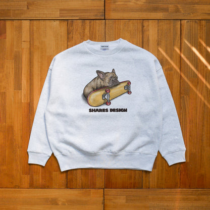 【1月中旬頃～お届け】NAP TIME BUHI   BIG CREW SWEAT / ビッグスウェット