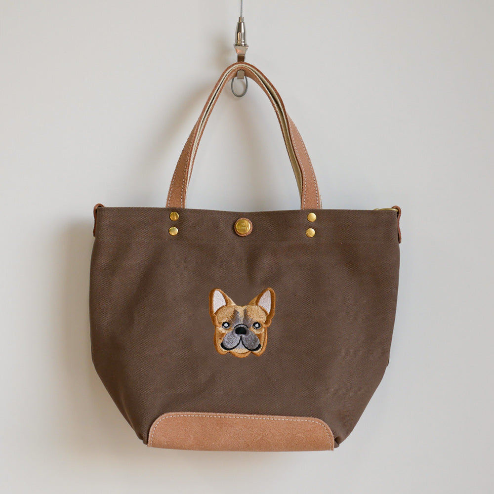 FB FACE EMB SHOULDER 2WAY BAG 【Fawn】