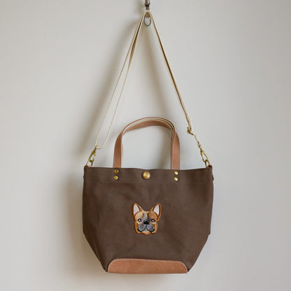 FB FACE EMB SHOULDER 2WAY BAG 【Fawn】