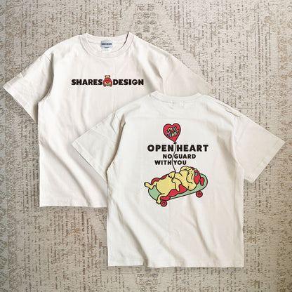【期間限定！4/19まで販売中】 〈OPEN HEART♡〉T-SHIRTS/ 半袖Tシャツ