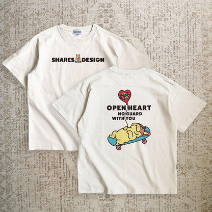 【期間限定！4/19まで販売中】 〈OPEN HEART♡〉T-SHIRTS/ 半袖Tシャツ