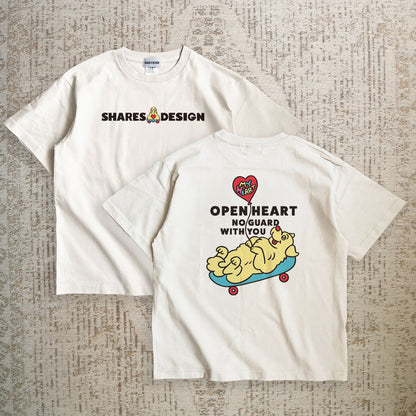 【期間限定！4/19まで販売中】 〈OPEN HEART♡〉T-SHIRTS/ 半袖Tシャツ