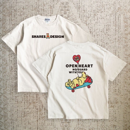 【期間限定！4/19まで販売中】 〈OPEN HEART♡〉T-SHIRTS/ 半袖Tシャツ