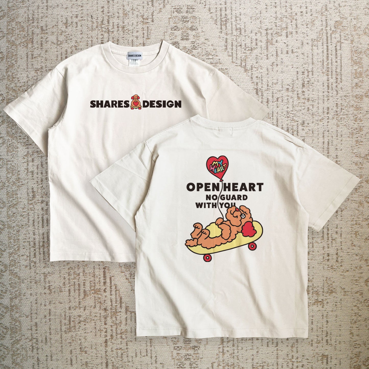 【期間限定！4/19まで販売中】 〈OPEN HEART♡〉T-SHIRTS/ 半袖Tシャツ