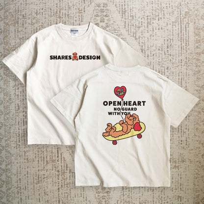【期間限定！4/19まで販売中】 〈OPEN HEART♡〉T-SHIRTS/ 半袖Tシャツ