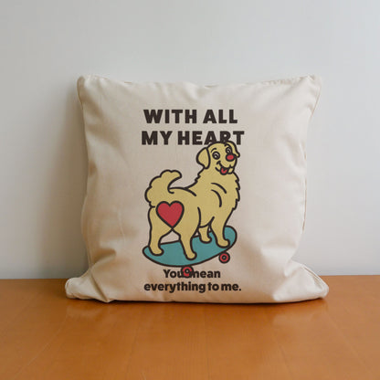 【期間限定！ 2/23 まで販売中】 〈 MY HEART♡〉 CUSHION COVER/ クッションカバー（送料無料）